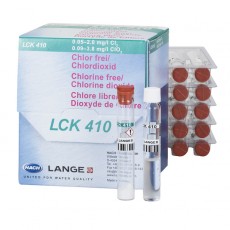 Хлор свободный (Cl2), 0.05…2.00 мг/л, Тест-набор Lange LCK410 (24 теста)